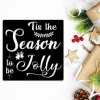Tis The Season To Be Jolly Christmas Metal Sign - Christmas Sign - Custom Sign - Gift Sign - Home Decor - Holiday Decoration