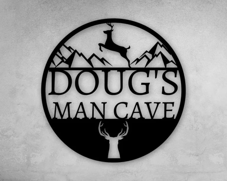 Personalized Sign, Man Cave Decor, Office, Tool Shed, Gift For Dad, Gift For Him, Gift For Her, Custom Metal Garage Sign, Sign