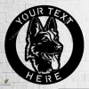 German Shepherd Sign, Dog House, Family Dog, Entrance Sign, Wall Decor, Plasma Cut Steel, Custom Sign, Welcome Sign, Personalized, Dog Breed