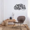 Merry Christmas Metal Wall Decor, Metal Wall Decor, Christmas Tree Decor, Living Room Decor, Housewarming Gift, Christmas Gift