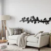 Metal Birds Wall Art, Metal Wall Decor, Birds On Branch, Birds Sign Wall Art, Living Room Wall Art, Interior Decoration, Wall Hangings