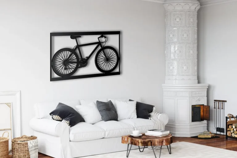 Metal Bike Wall Art, Cyclist Wall Art, Bicycle Lover Gift, Metal Wall Decor, Home Decoration, Wall Hangings, Metal Bicycle Sign