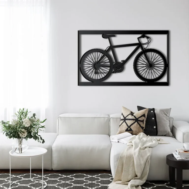 Metal Bike Wall Art, Cyclist Wall Art, Bicycle Lover Gift, Metal Wall Decor, Home Decoration, Wall Hangings, Metal Bicycle Sign