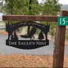 Metal Sign Eagle, Evergreens , Eagle Evergreen Sign, Metal Wall Art, Metal House Sign