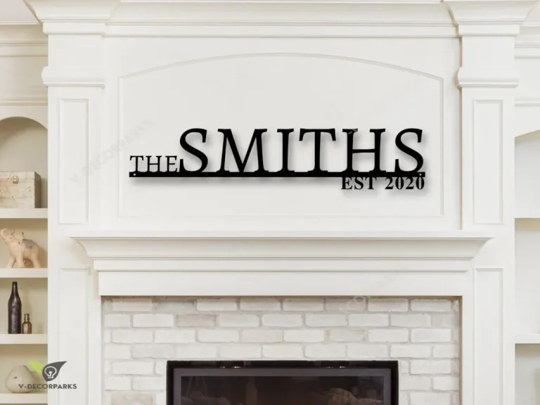 Personalized Family Name Sign, Metal Last Name Sign, Personalized Metal Name Sign, Established Last Name Sign, Metal Monogram, Bestseller