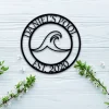 Personalized Family Pool Metal Sign, Custom Metal Pool Sign, Home Pool Sign, Metal Wall Decor, Metal Wall Art, Metal Sign
