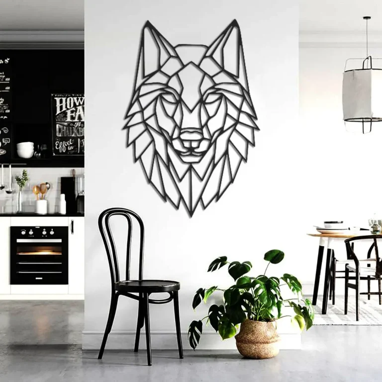 Wolf Metal Wall Decor, Wolf Wall Art, Decoration, Office Decor, Metal Wall Hangings, Metal Wall Signs, Metal Art, Gift For Him, Room Wall