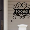 Address Sign, Modern Address Sign, Metal House Numbers, Housewarming Gift, Custom Metal Address Sign, Street Address Sign