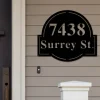 Address Sign, Metal Address Numbers, Address Metal Sign, House Numbers, Modern Address Sign, Sign For Front Of House, Address Plaque