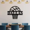Basketball Name Sign, Metal Wall Art, First Name Sign, Kids Room Sign, Boys Room Sign, Basketball Decor, Metal Basket Balls Name Sign, Sign