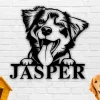 Australian Shepherd Dog Sign, Australian Shepherd Metal Sign, Australian Shepherd Sign, Pet Name Sign, Dog Lover Sign, Gift For Pet Owner