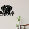 Black Labrador Dog Sign, Black Labrador Metal Sign, Black Labrador Name Sign, Pet Name Sign, Dog Lover Sign, Gift For Pet