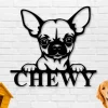 Chihuahua Dog Sign, Chihuahua Metal Sign, Chihuahua Name Sign, Pet Name Sign, Dog Lover Sign, Gift For Pet Owner