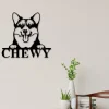 Corgi Dog Sign, Corgi Metal Sign, Corgi Name Sign, Pet Name Sign, Dog Lover Sign, Gift For Pet Owner