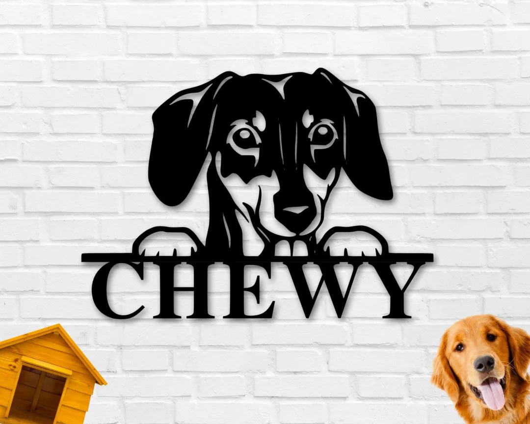 il_fullxfull.2805954078_3uqt_1024x1024_2x_2900f041-cca4-45ea-be38-0070449820f7.webp Custom Address Sign, Dog Address Sign, Metal Sign, Address Numbers, Dog Lover Sign, Gift For Pet Owner