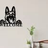 German Shepherd Dog Sign, German Shepherd Metal Sign, German Shepherd Name Sign, Pet Name Sign, Dog Lover Sign, Gift For Pet Owner