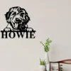 Goldendoodle Dog Sign, Goldendoodle Metal Sign, Goldendoodle Name Sign, Pet Name Sign, Dog Lover Sign, Gift For Pet Owner