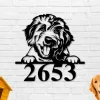 Dog Welcome Sign, Front Porch Sign, Welcome Metal Sign, Metal Dog Breed Sign, Dog Lover Sign, Gift For Pet Owner,