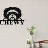 Shih Tzu Dog Sign, Shih Tzu Metal Sign, Shih Tzu Name Sign, Pet Name Sign, Dog Lover Sign, Gift For Pet Owner, Dog