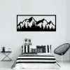 Mountains, Metal Wall Art, Metal Wall Decoration, Housewarming Gift, Home Decor, Mountains Metal Art