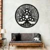 Tree Of Live, Metal Wall Art, Metal Wall Sign, Metal Wall Hanging,gift, Celtic Tree Metal Art, Triquetra Celtic Tree , Decorative Artwork
