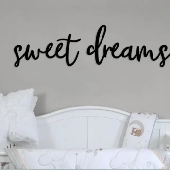 Sweet Dreams Sign, Wood Signs, Nursery Decor, Nursery Wall Art, Girls Room Decor, Wood Words, Baby Girl Gift, Home Decor, Farmhouse Decor