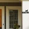 Beagle On Duty, Beagle Metal Sign, Dog Lover Sign, Gift For Pet Owner, Dog On Duty Sign, Dog Wall Art