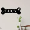 Custom Dog Name Sign, Personalized Dog Bones. Custom Dog Bones, Custom Metal Dog Bones, Personalized Metal Dog Bones Dog House Signs, Metal