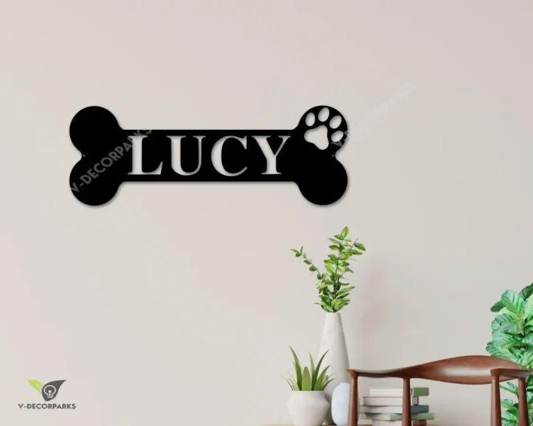 Custom Dog Name Sign, Personalized Dog Bones. Custom Dog Bones, Custom Metal Dog Bones, Personalized Metal Dog Bones Dog House Signs, Metal