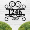 Address Sign, Modern Address Sign, Metal House Numbers, Housewarming Gift, Custom Metal Address Sign, Street Address Sign