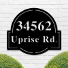 Address Sign, Metal Address Numbers, Address Metal Sign, House Numbers, Modern Address Sign, Sign For Front Of House, Address Plaque