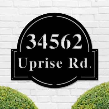 Address Sign, Metal Address Numbers, Address Metal Sign, House Numbers, Modern Address Sign, Sign For Front Of House, Address Plaque