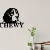 Beagle Dog Sign, Beagle Metal Sign, Beagle Name Sign, Pet Name Sign, Dog Lover Sign, Gift For Pet