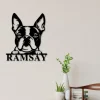 Custom Address Sign, Dog Address Sign, Metal Sign, Address Numbers, Dog Lover Sign, Gift For Pet Owner