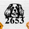 Custom Address Sign, Dog Address Sign, Metal Sign, Address Numbers, Dog Lover Sign, Gift For Pet Owner