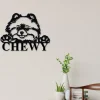 Pomeranian Dog Sign, Pomeranian Metal Sign, Pomeranian Name Sign, Pet Name Sign, Dog Lover Sign, Gift For Pet Owner