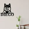 Custom Address Sign, Dog Address Sign, Metal Sign, Address Numbers, Dog Lover Sign, Gift For Pet Owner