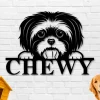 Shih Tzu Dog Sign, Shih Tzu Metal Sign, Shih Tzu Name Sign, Pet Name Sign, Dog Lover Sign, Gift For Pet Owner, Dog