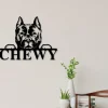 Staffordshire Terrier Dog Sign, Staffordshire Terrier Metal Sign, Staffordshire Terrier Name Sign, Pet Name Sign, Dog Lover Sign, Gift