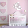 We Love You To The Moon And Back - Perfect For The Children's Bedroom Or Nursery - Metal Wall Art