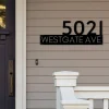 Metal House Numbers, Housewarming Gifts, Custom Metal Address Sign, Custom Street Address Sign, Rustic, Wall