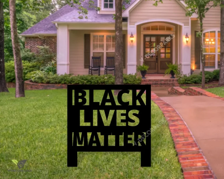 Black Lives Matter Yard Sign, Blm Metal Yard Art, Racial Equality, Human Rights, Blm Awareness, Make Change, Protest For Social Justice