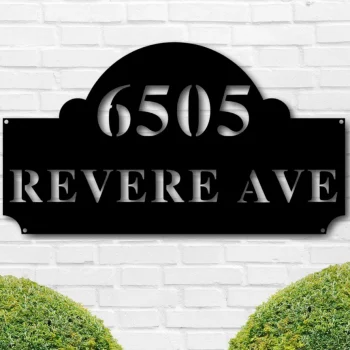 Address Sign, Modern Address Sign, Metal House Numbers, Housewarming Gift, Custom Metal Address Sign, Street Address Sign