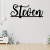 Nursery Name Sign, Custom Name Sign, Baby Shower Gift, Metal Name Sign, Baby Name Sign, Name Reveal, Nursery Theme, Crib Sign, Baby Sign