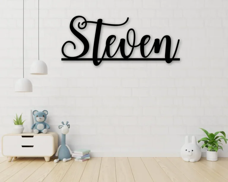 Nursery Name Sign, Custom Name Sign, Baby Shower Gift, Metal Name Sign, Baby Name Sign, Name Reveal, Nursery Theme, Crib Sign, Baby Sign