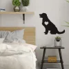 Golden Retriever Metal Dog Silhouette "good Dog Pose" - Gifts For Dog Lovers - Golden Retriever