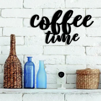 Coffee Metal Sign, Coffee Time Decor, Kitchen Decor, Mother's Day