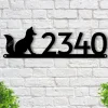 Fox Address Sign, Fox Metal Sign, Metal Fox Sign, Animal Address Sign, Fox, Address Signs, House Number Plaque, Address Plaque, Metal Signs