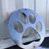 Metal Family Dog Sign, Metal Dog Sign, Front Porch Sign, Paw Sign, Metal Paw Prints Sign,