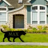 Golden Retriever Name Sign, Front Yard Dog Sign, Front Yard Sign, Golden Retriever Metal Sign, Dog Lover Sign, Gift For Pet Owner